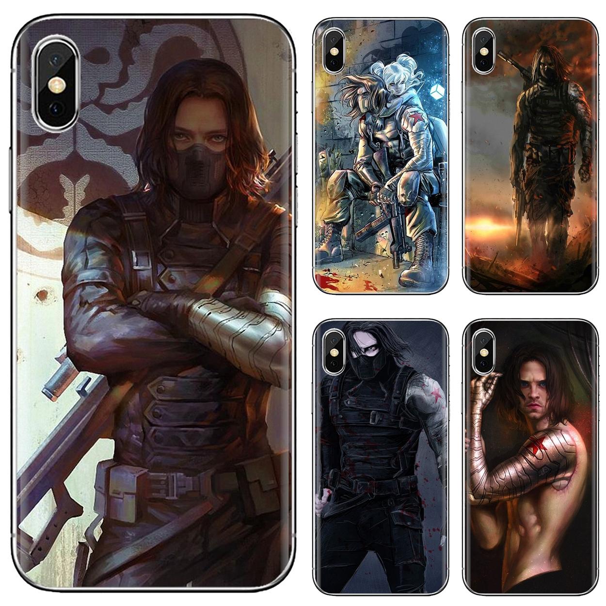 

Мягкий чехол «Зимний солдат Капитан Америка» для Xiaomi Mi Note 10 11 t lite A2 A3 Max Mix 2S 3 poco X3 nfc F2 F3 Pro M3