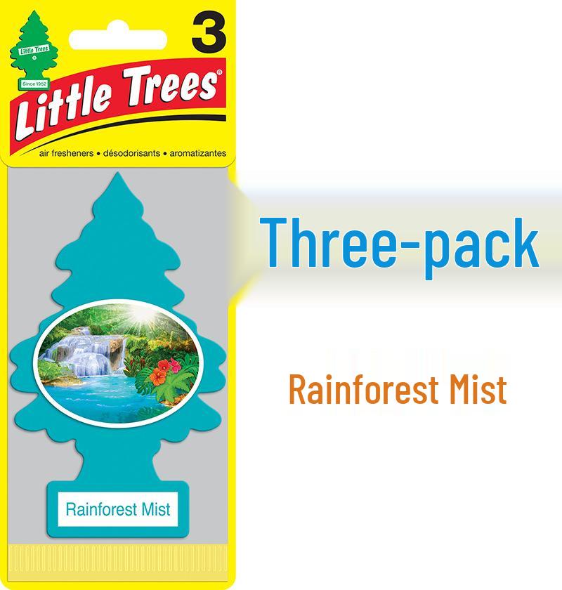 LITTLE TREES USA Импортный освежитель воздуха (3-Pack) – Долгоиграющий автомобильный ароматизатор