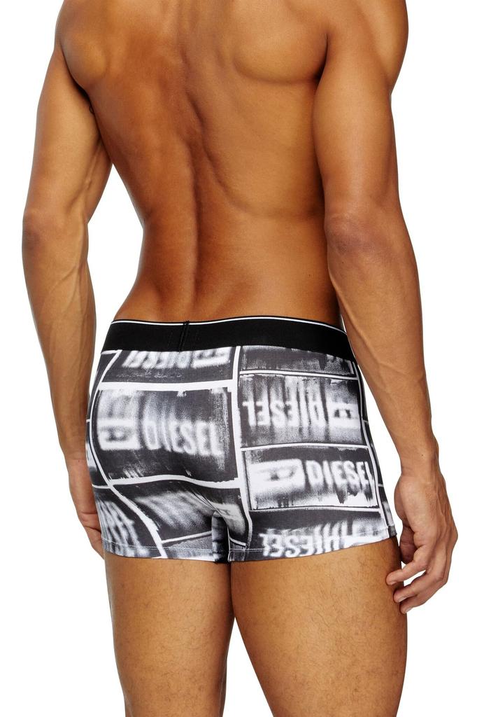 Diesel Men's DAMIEN-D-BOX Boxer Briefs, Size S, Black/Ivory, 900A (A193040DLBF)