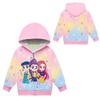 Girls Hoodie 3D Cartoon Jacket Sweatshirt Music Zip Hooded Long Sleeve Tops