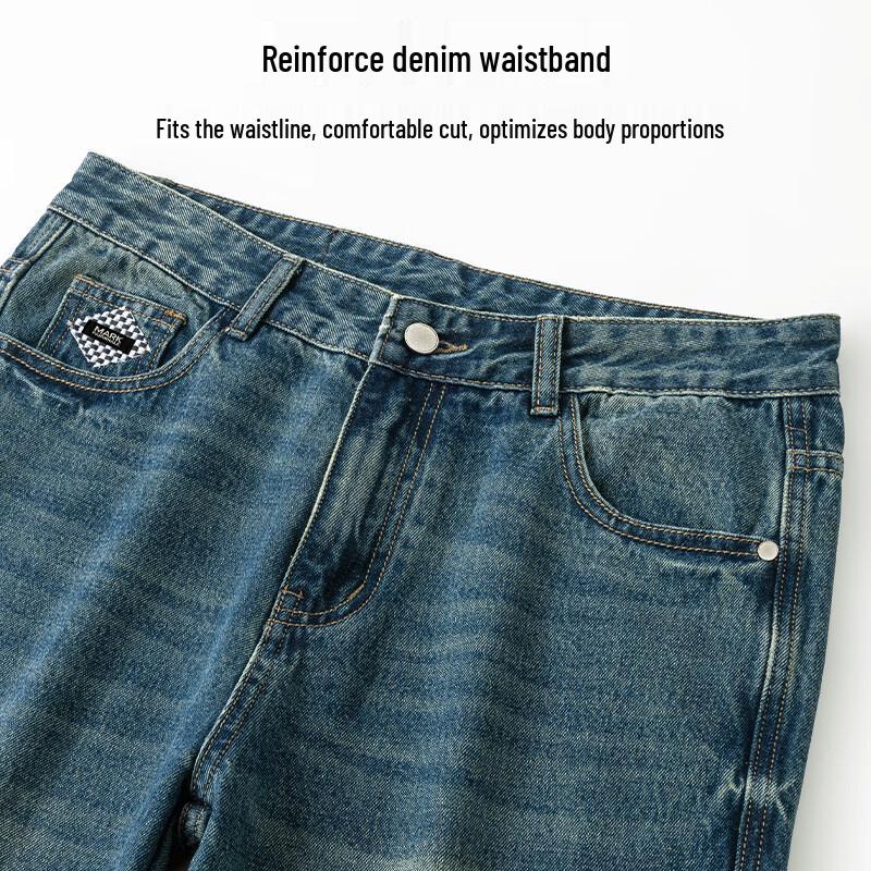 Mark Fairwhale Men's Loose Straight-Leg Denim Jeans