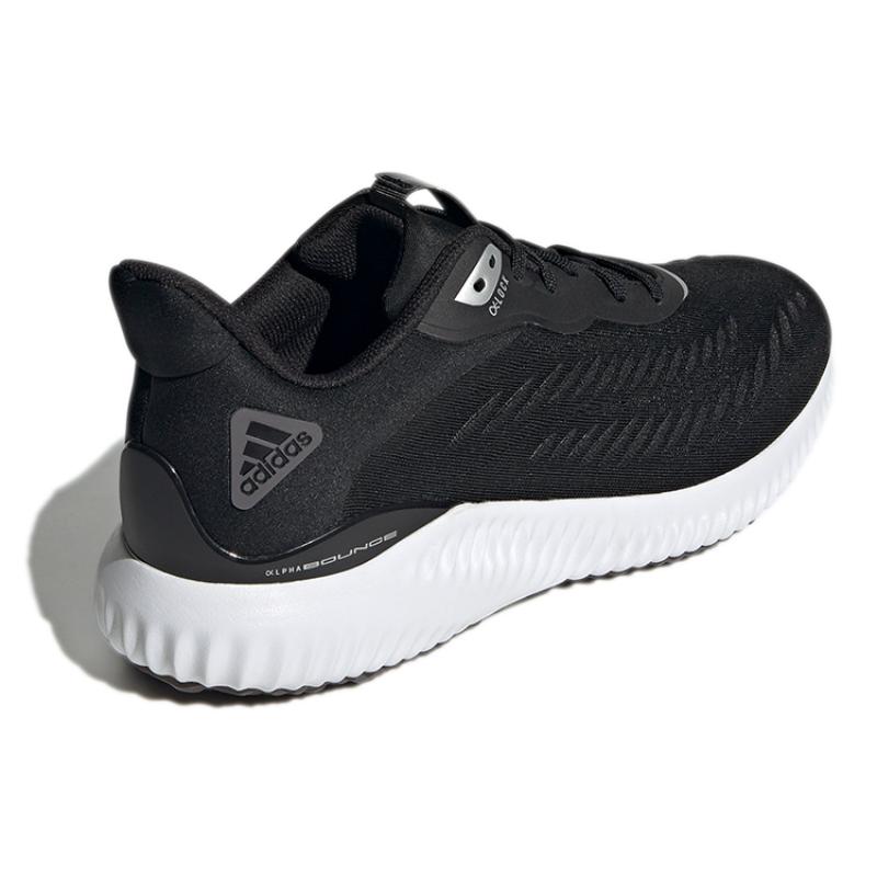 adidas Alphabounce 'Black Silver Metallic' Sneakers GX4150