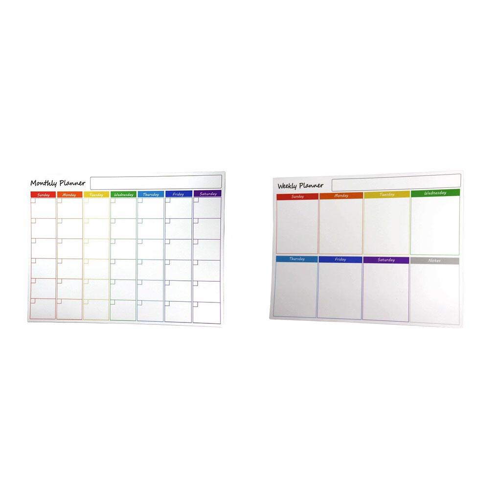 Bedroom Fridge Schedule Sticker Removable Writable Message Board Reminder Erasable Whiteboard Writing Boards