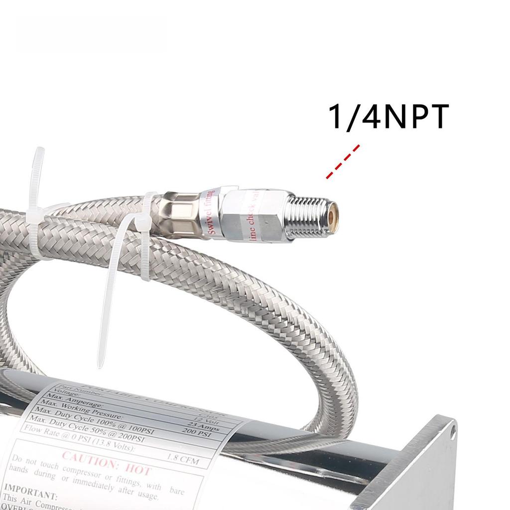 12V Car Suspension Air Pump & Tire Inflator 1/4NPT