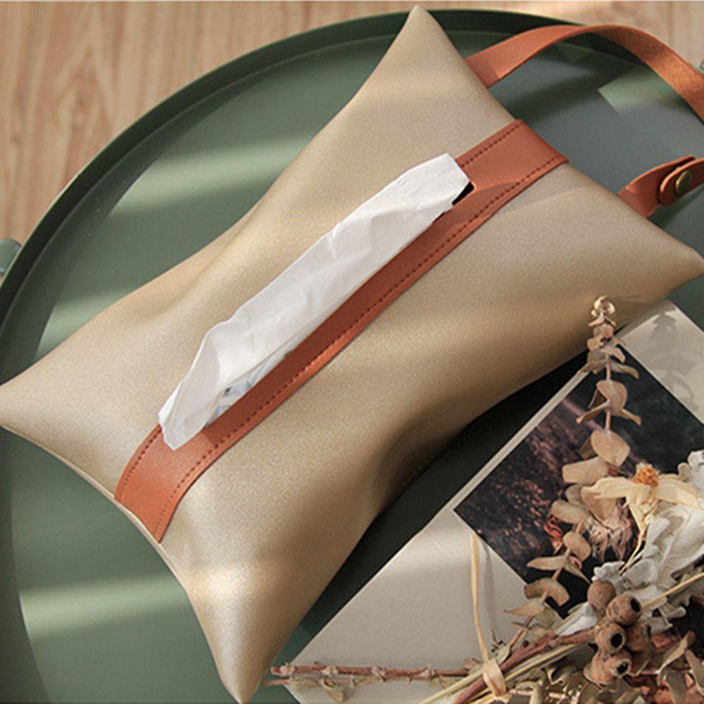 Pu For Car Hanging Hanging Tissue Cover Bag Paper Holder Car Tissue Box Toilet Tissue Storage Bag