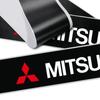 Easy Install Car Front Window Decoration Sticker Compatible Mitsubishi Motors Metal Label Sticker Label Emblem Chrome Pajero ASX