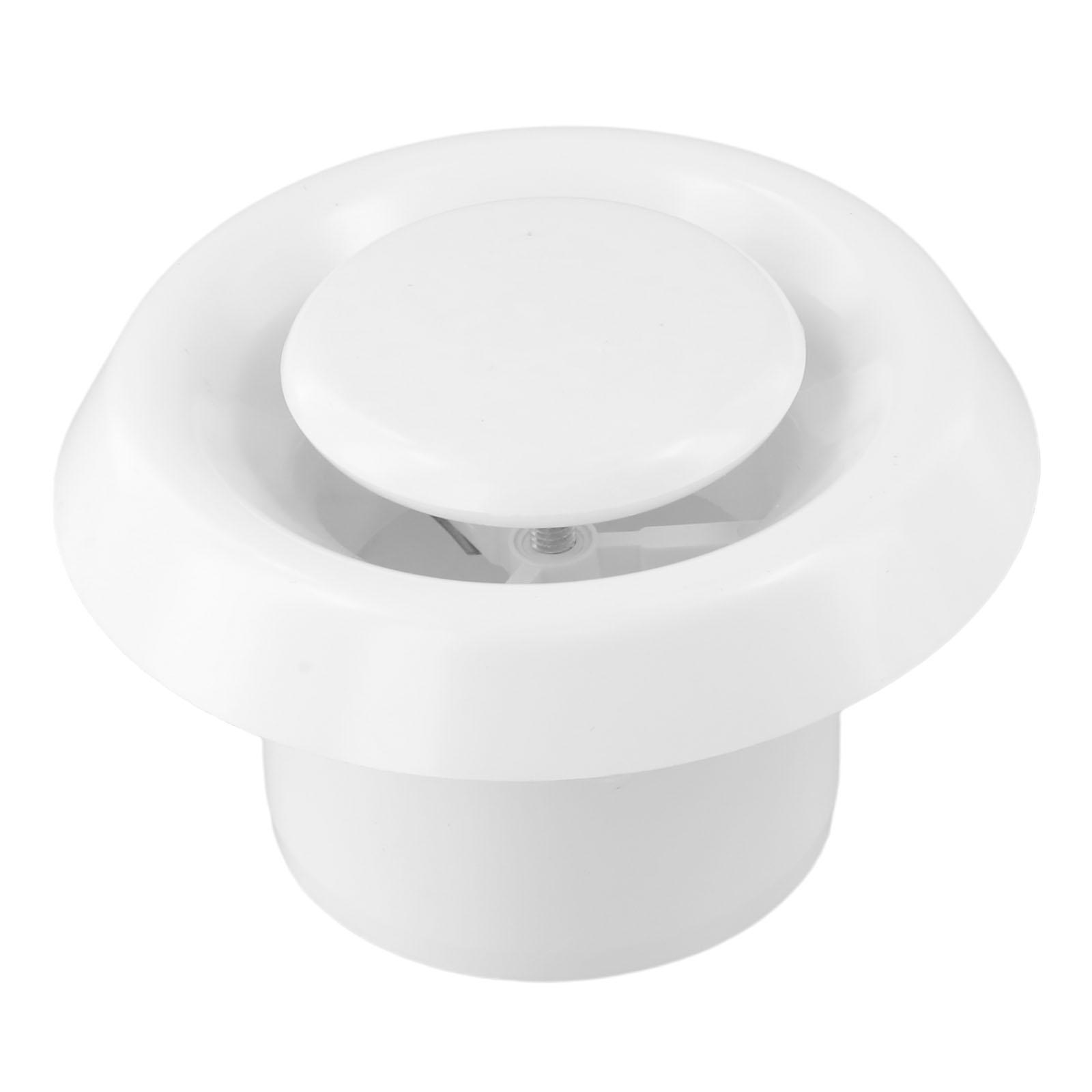 

Adjustable Air Vent Ceiling Ventilation Cover Maintains Airflow Efficiency Prevents Air Leakage Flush Mounting Duct Installation