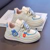 Girls' sports shoes 2025 new autumn boys' board shoes children's fashion cartoon casual shoes student white shoes tide