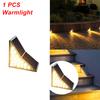 1/4PCS Solar Step Lights Outdoor LED Lamp Waterproof Outside Solar Lights for Stair Patio Garden Courtyard Door Sidewalk Decor
