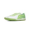 Li Ning Kids Sports Trend Rebound Wear Resistant Lightweight Non Slip Football Shoes Kids Football Shoes White Green YSTT002-1