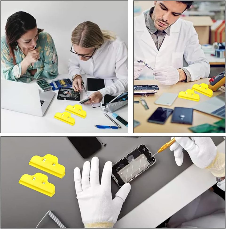 1-10PCS Universal Fastening Clamp Adjustable Stand Plastic Clip Fixture Phone Repair Frame for Cellphone Laptop IPad Maintenance