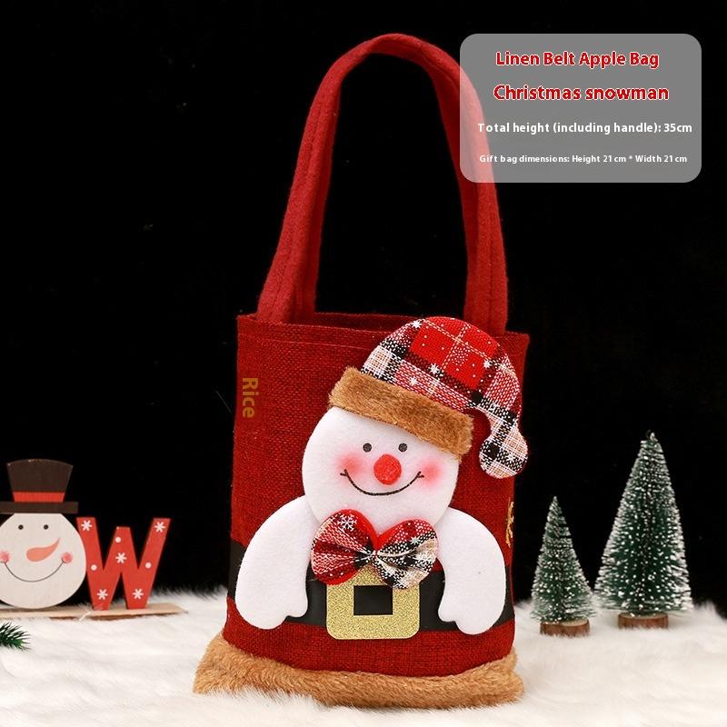 Christmas Apple Bag Children's Gift Bag Kindergarten Candy Bag Christmas Eve Apple Packaging Gift Box