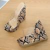Liyke PVC Transparent Shoes For Women Wedges Slippers Summer Fashion Open Toe Snake Print Platform High Heels Sandals Female