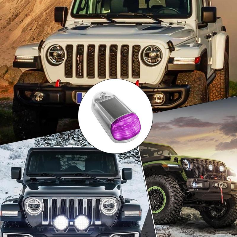 Wireless Cab Lights For Truck 12-LED No Drill Car Cab Lights Waterproof Solar Power Cab Marker Lights Adhesive Most Cars RVs