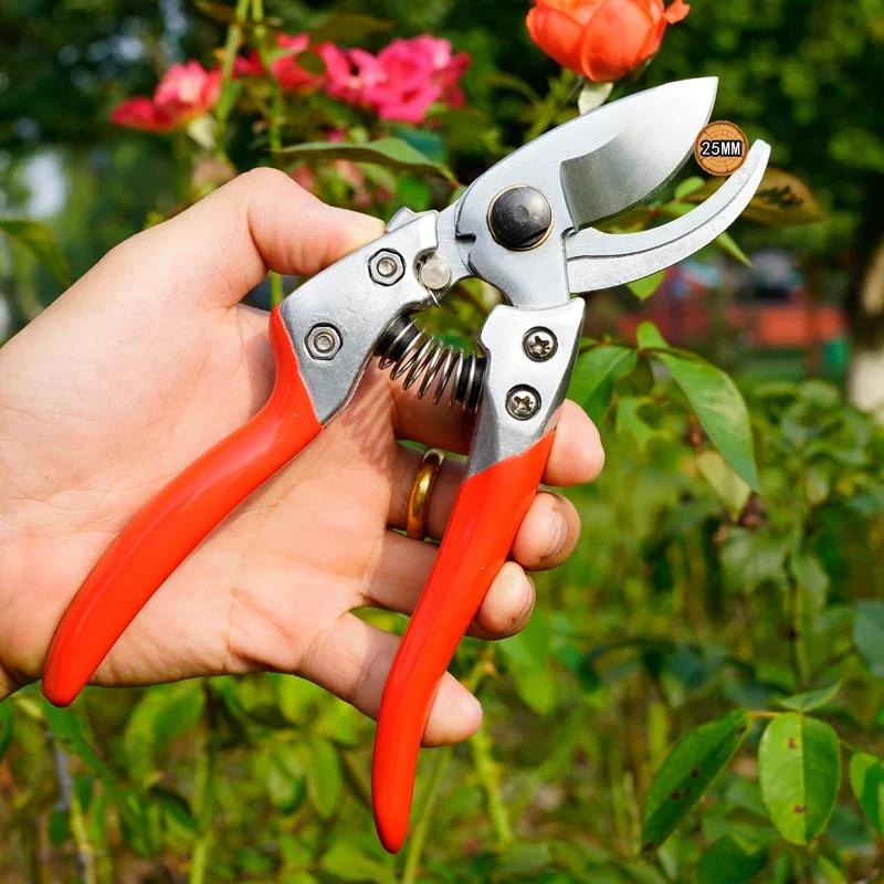 SK5 Stainless Steel Pruning Scissors Gardener Grafting Tool Floral Fruit Tree Branch Cutting Shears for Picking
