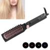 Foldable Hair Straightener Brush Fast Heating Hair Brush Adjustable Electric Hair Brush