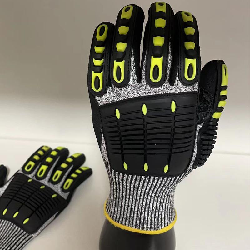 Cross-border TPR Level 5 Cut-resistant Gloves for Cycling, Climbing, and Outdoor Impact Protection