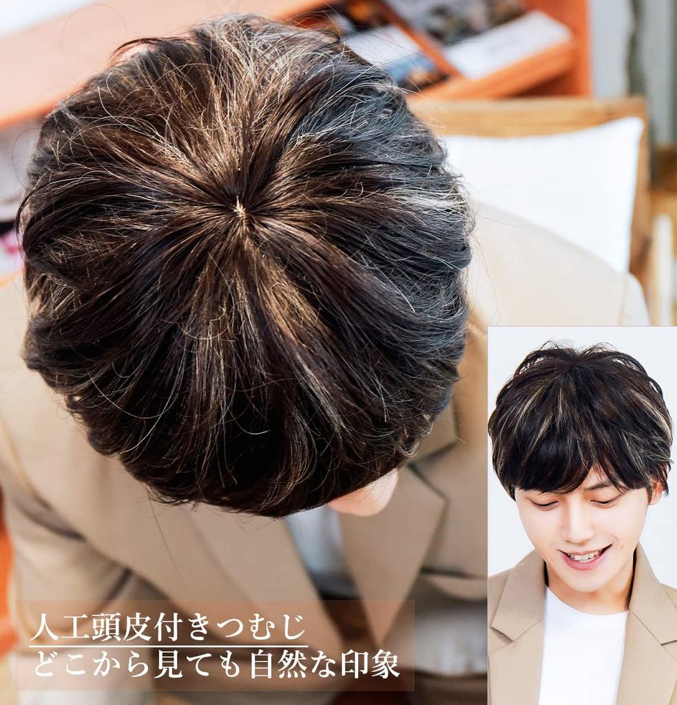 short Korean idol for men and with wig heat natural [TefuRe] Men's wig, short, natural, men's wig, wig, hair, boys, Korean, style, mesh, gradation,
