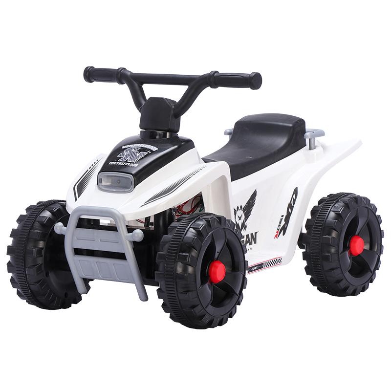 Large Electric Ride-On Beach Car for Kids – Four-Wheel Motorcycle Style, Self-Driving Toy