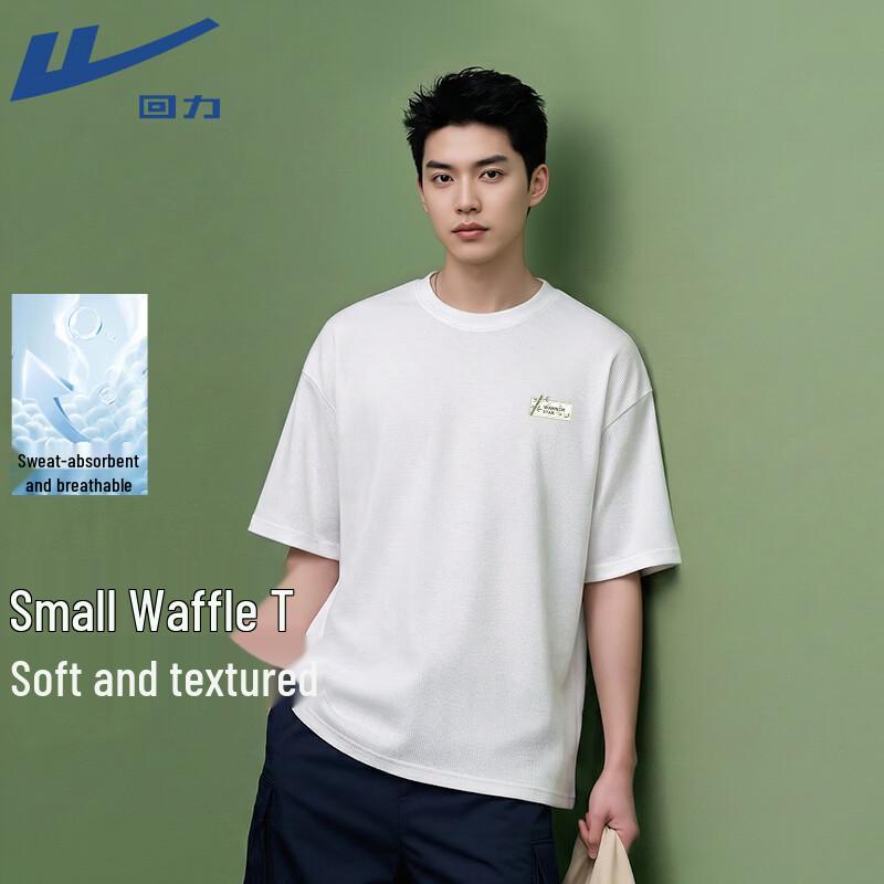 Warrior Men s Heavyweight Waffle Knit Anti-Wrinkle Short Sleeve T-Shirt L