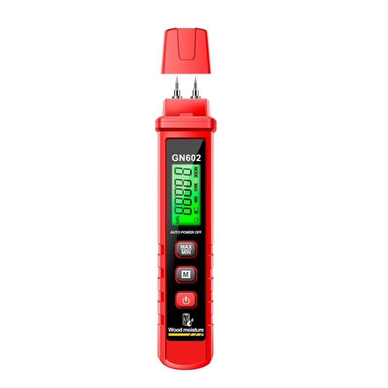 

Wood Moisture Meter, Firewood Moisture Tester, Drywall Moisture Detector Professional Moisture Content Meter 1