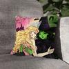 W-WickeES Elphaba G-Glinda Pillow Case For Sofa Decor Car Office Room Printing Cushion Cover Decorations and Protector