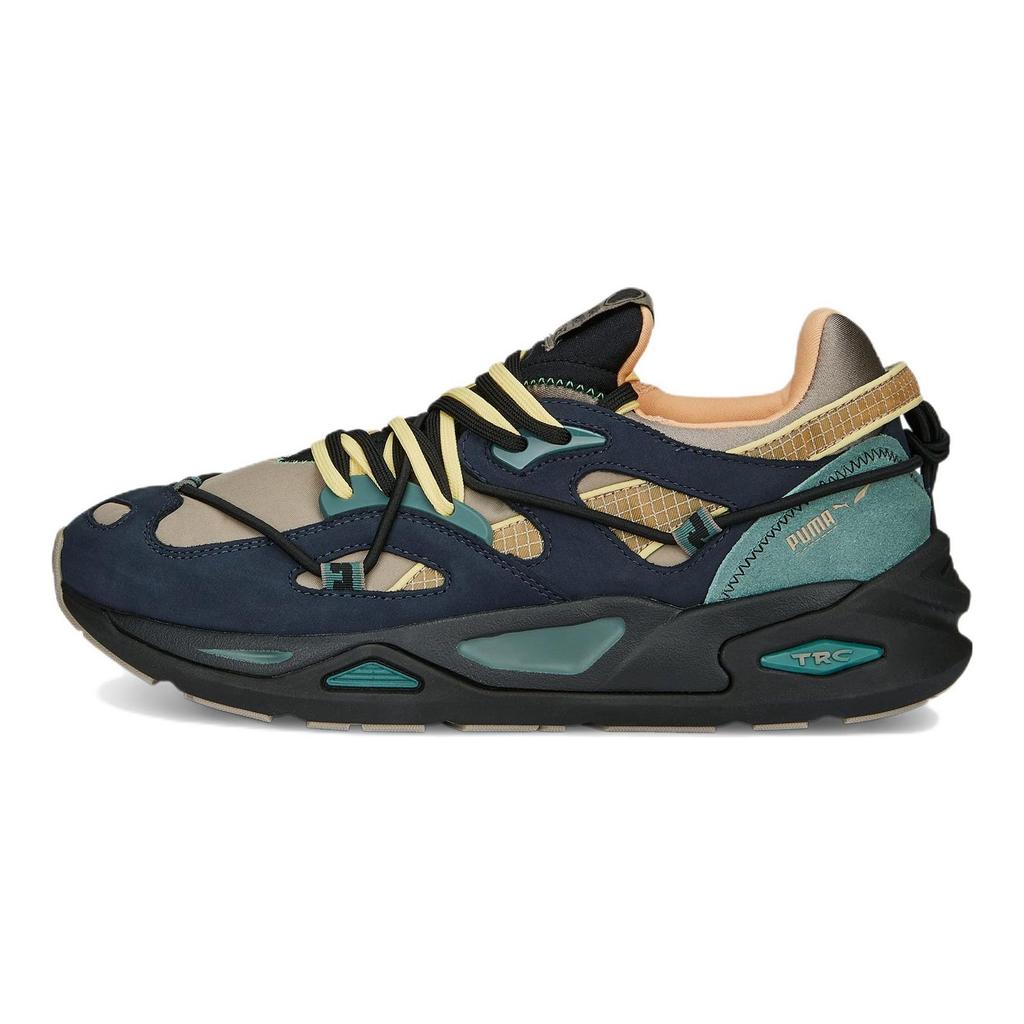 Puma Trc Blaze Tessuto Pelle Comode alla Moda Sneakers Basse Lifestyle Unisex Blu Verde 388654-02