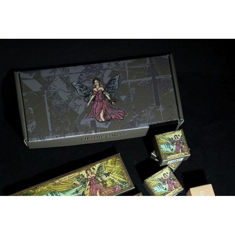 SHELLWE MAKEUP - Farasha Motýlí Víla Chameleon Paletka Stínů - Mini