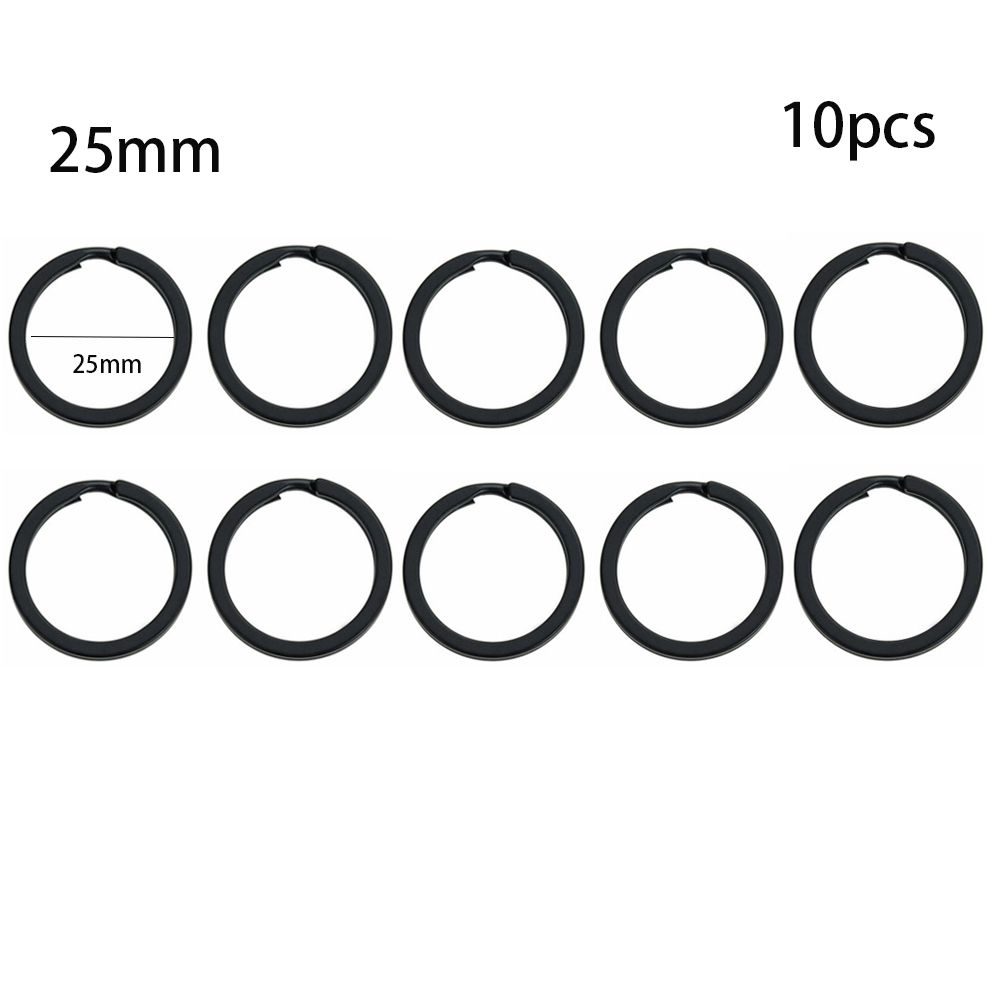 

5/10 шт. DIY Інструменти для зовнішнього використання з нержавіючої сталі Брелоки З’єднувачі Карабін Кільце для ключів Брелок EDC 25mm 10pcs