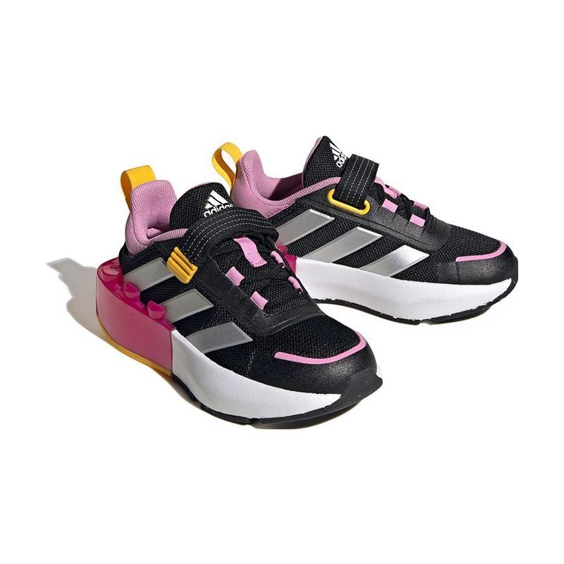 Adidas Tech Rnr Slip Resistant Abrasion Resistant Low top Kids' Training Shoes Black White Red Kids' ID9525