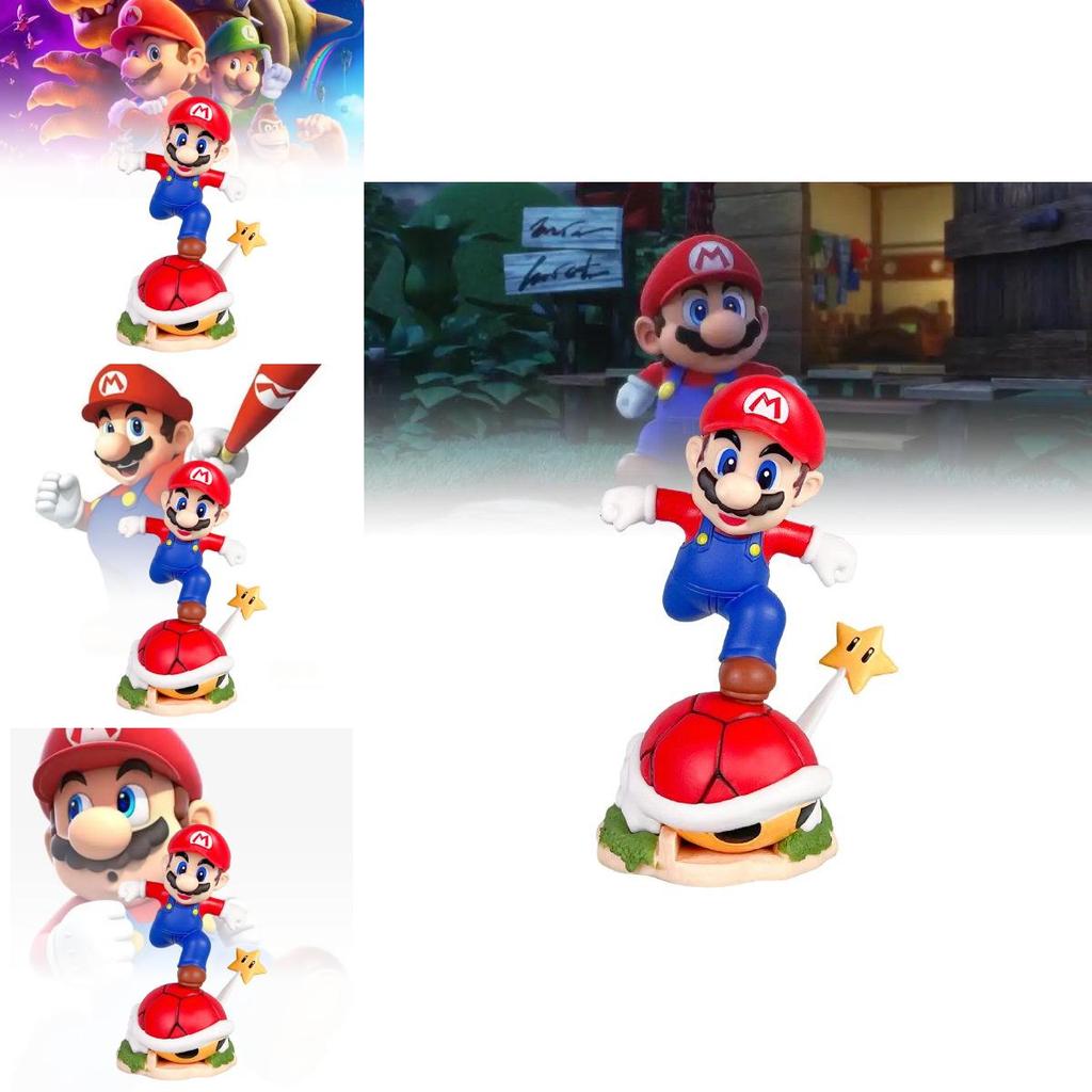 Pvc Anime Figuur Super Mario Rennen Mario Pokmon Klein Model Bureau Decoratie