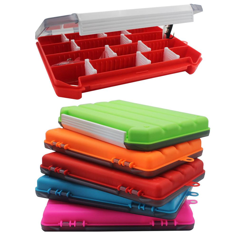 Colorful Single  Layer  Insert  Bait  Box Lure Storage Tool With Insert Function Fishing Accessories Store Boxes Fishing Tackle