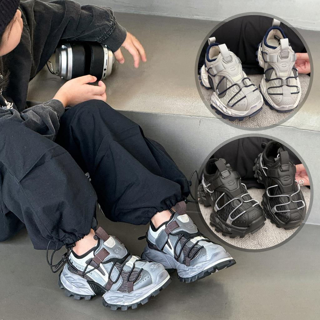 Girls' Sneakers 2025 Spring New Children's Hiking Shoes Boys' Fashion Non-slip Casual Running Shoes Trend Classmates