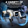 Magic Flip AI Trick Robot Dog, Voice Control via 2.4GHz Remote, Smart Programming, Cool Eye Lights, for Kids & Tech Enthusiasts