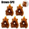 1-20PCS Plush Persimmon Spit Bubbles Capybara Key Pendant Cute Plush Keychain Plush Doll Toy Schoolbag Pendant Gift Pendant