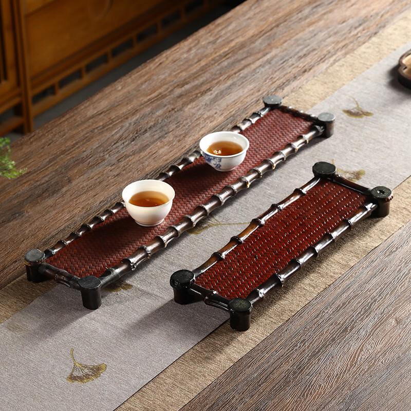 Bamboo Woven Tea Serving Tray