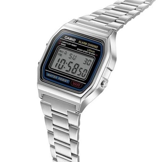 Casio Wristwatch Collection A158WA-1JH Mens Silver