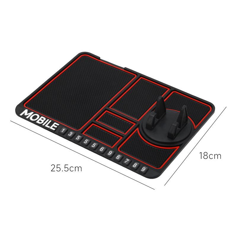 Multi-Functional Car Anti-Slip Mat Auto Phone Holder Non Slip Sticky Anti Slide Dash Phone Mount Silicone Dashboard Car Pad Mat