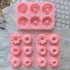 6-Cavity Mini Cake Pans Silicone Donut Baking Molds New Chocolate Mold  for Gummy Making