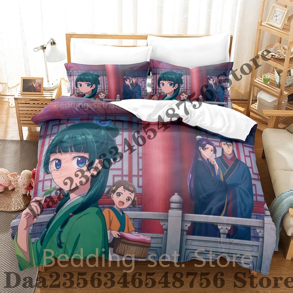 Ensemble de literie Les Carnets de l'Apothicaire Simple Jumeau Complet Queen King Size Ensemble de lit Ensemble de housses de couette pour chambre à coucher Ensemble de draps Anime EU Single(135x200cm)