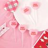 5pcs Cute Heart Shaped Birthday Candles Cake Candle Toppers for Party Wedding Cake Decoration Supplies Birthday Candles