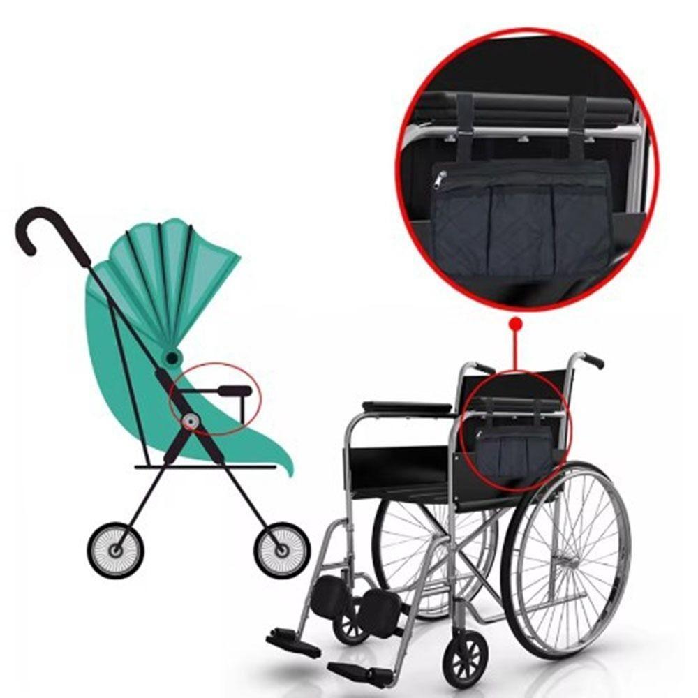 Multifunctional Seat Armrest Side Storage Bag Large Capacity Baby Stroller Hanging Bag  Wheelchair