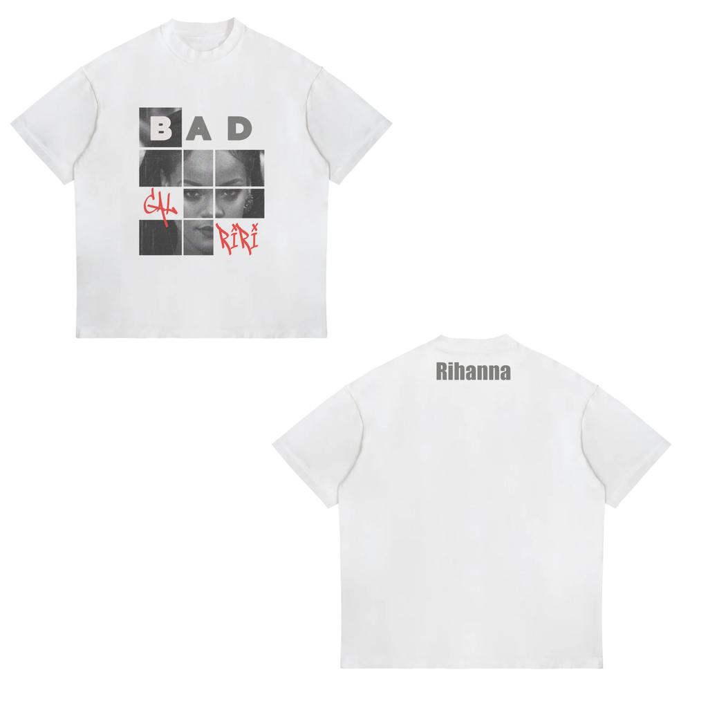 Rihannas Retro Tour Pattern Tshirt A Unisex Concert Souvenir A Classic Album Cover Retro Tshirt for Fans Unisex Women