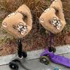 1 Pair Cartoon Scooter Mittens Children's Balance Car Gloves Warm and Soft Hand Gloves for Outdoor Sports Activities