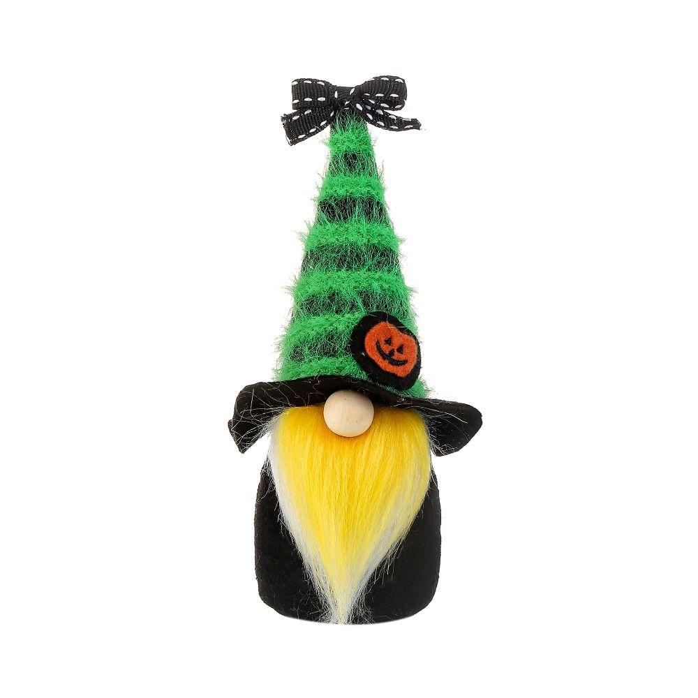 

Lucky Halloween Gnome Ornament Spooky Old Man Figurine Funny Faceless Old Man Garden зелёный