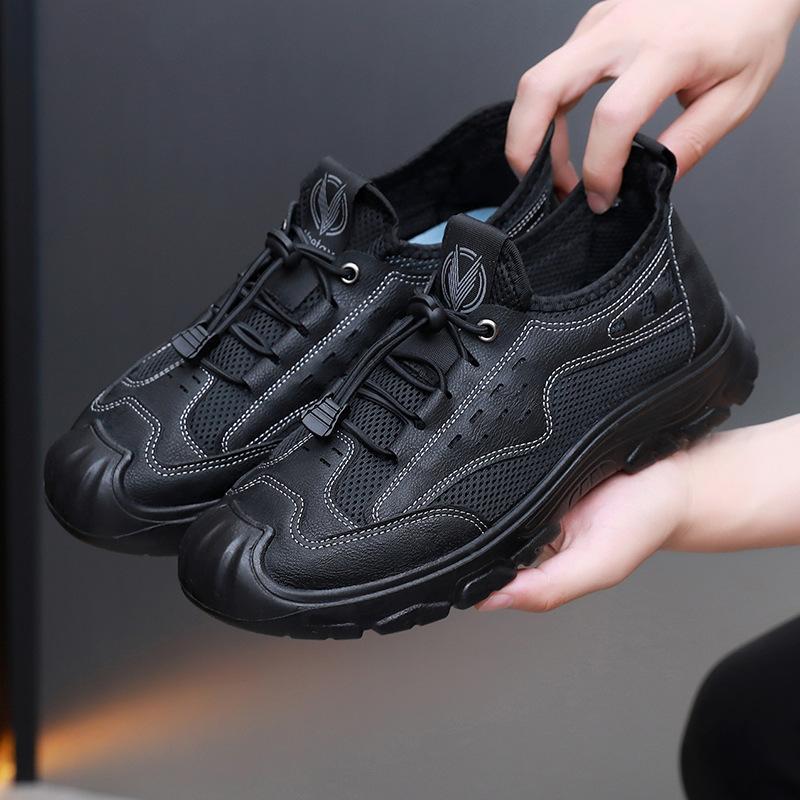 Fashion 2025 New Men's Breathable Men's Summer Shoes Mesh Outdoor Sports Shoes Soft Sole Anti Slip Wear Resistant Free Shipping Shoes