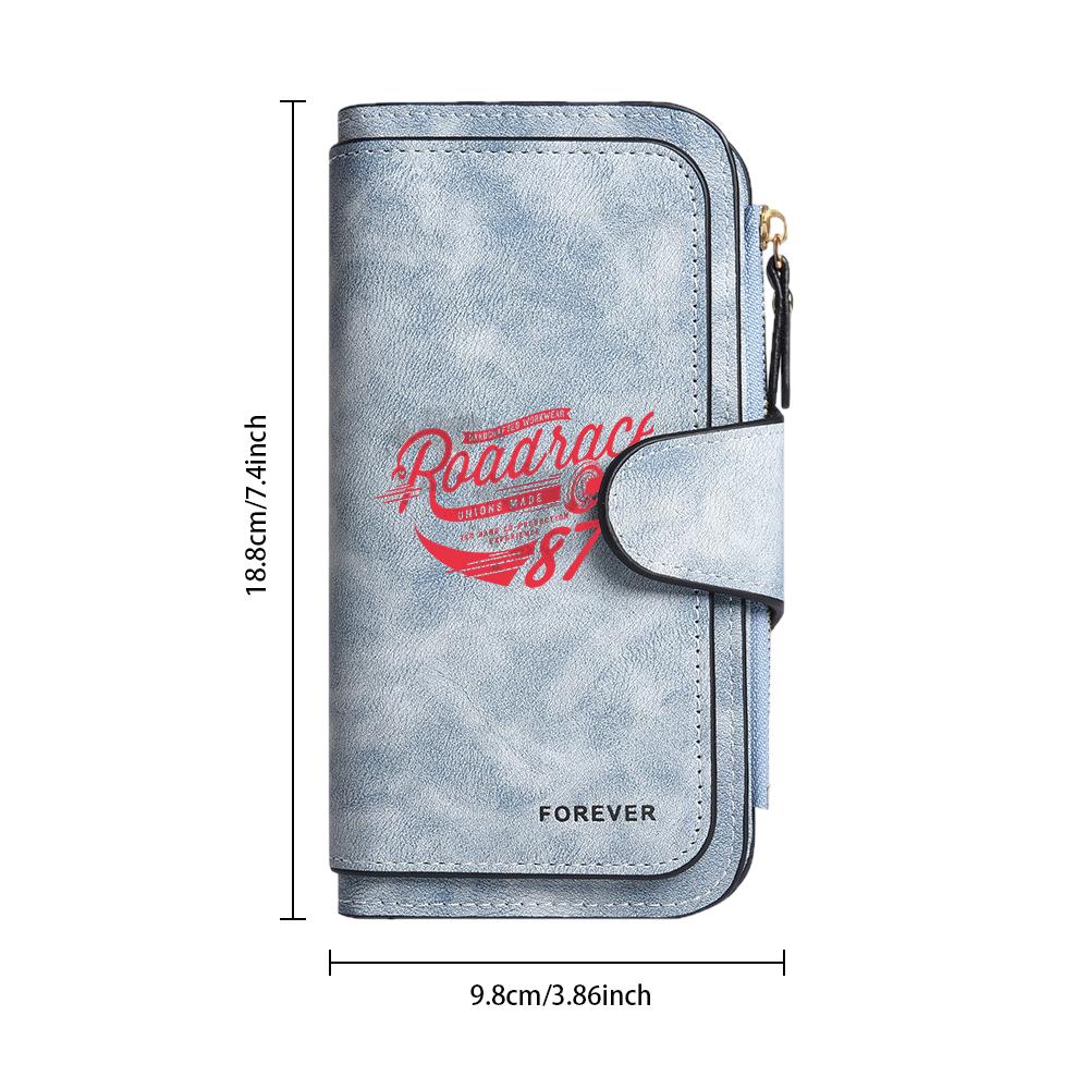 Men's Fashion Long Wallet PU Leather Multi Card Holders Coin Purse