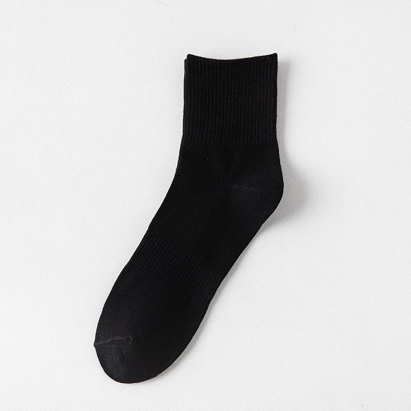 Pure Cotton Men's Spring and Summer Sweat-absorbing, Odor-proof and Breathable Cotton Autumn Socks, All-cotton Men's Socks