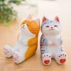 Wooden Cat Phone Stand With Cute Animal Design For Office Desk And Car Decor