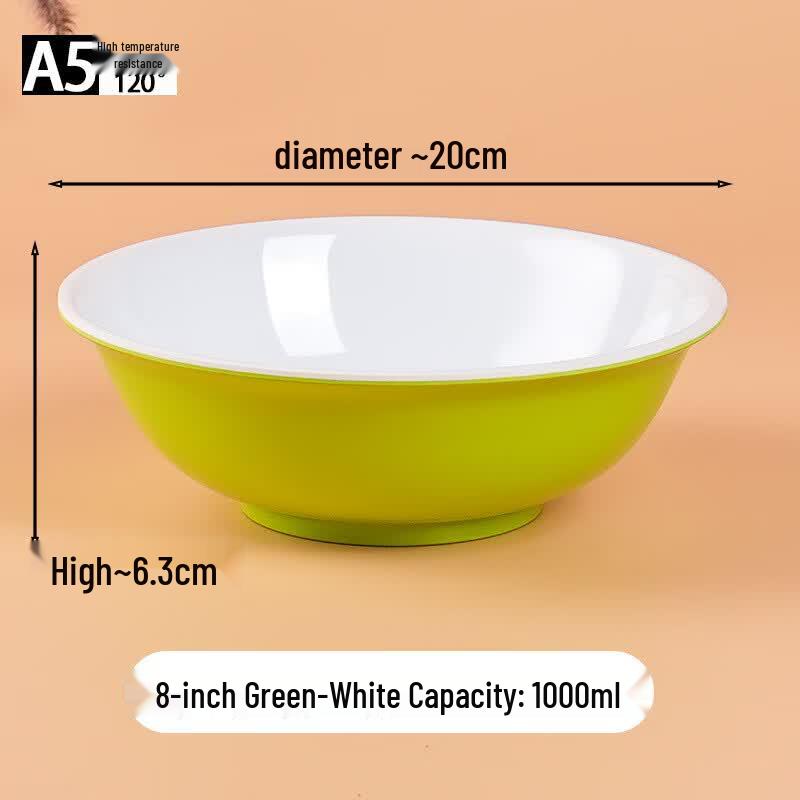 Chinese Melamine Anti-slip Dining Bowl & Spoon Set